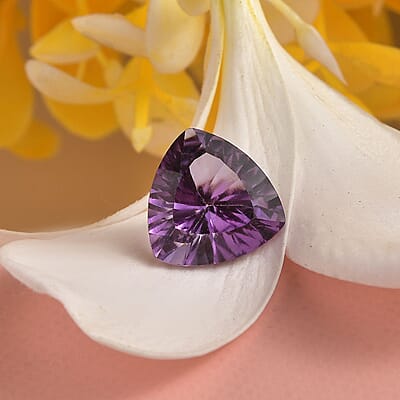 AA Mashamba Amethyst (Trl 11 mm) 3.54 ctw Loose Gemstone