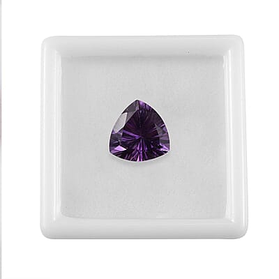 AA Mashamba Amethyst (Trl 12 mm) 4.89 ctw Loose Gemstone
