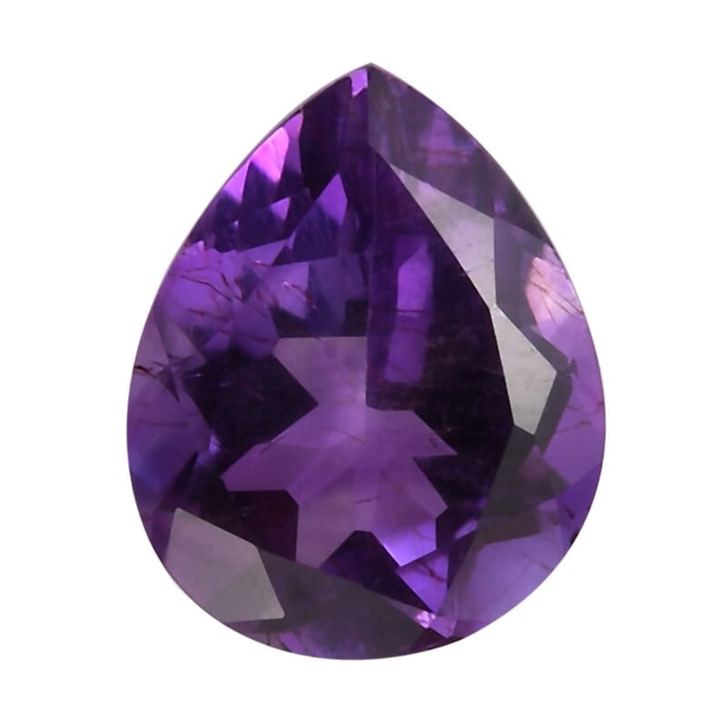 AA Moroccan Amethyst (Pear 10x8 mm) 1.89 ctw Loose Gemstone