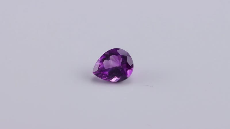 AA Moroccan Amethyst (Pear 10x8 mm) 1.89 ctw Loose Gemstone