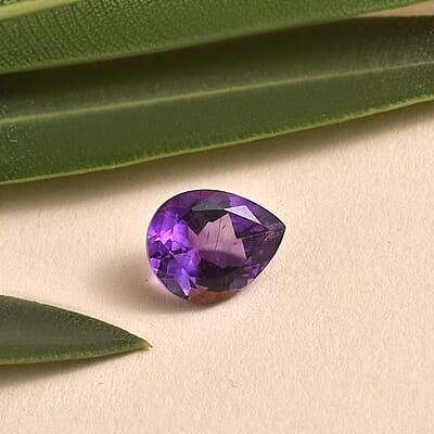 AA Moroccan Amethyst (Pear 10x8 mm) 1.89 ctw Loose Gemstone