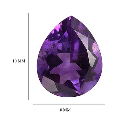 AA Moroccan Amethyst (Pear 10x8 mm) 1.89 ctw Loose Gemstone