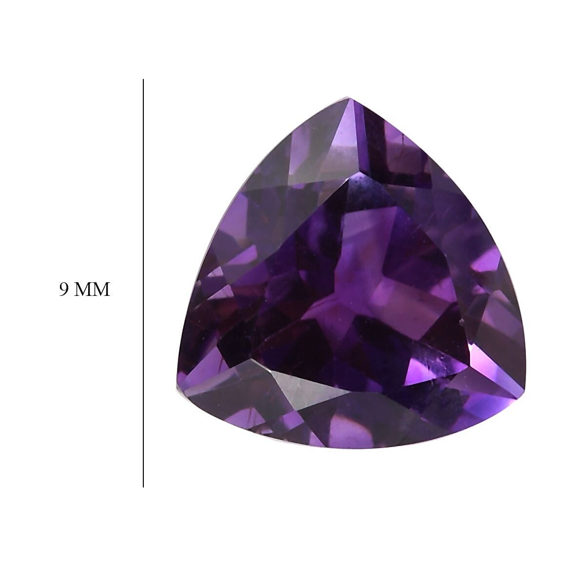 AA Moroccan Amethyst (Trl 9 mm) 2.32 ctw Loose Gemstone