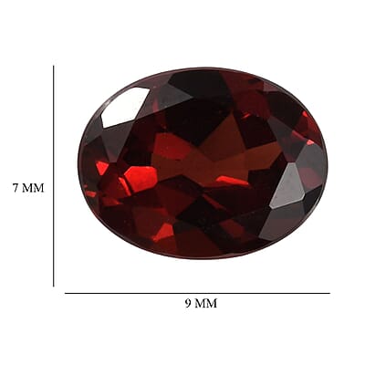 Mozambique Garnet (Ovl 9x7 mm) 1.87 ctw Loose Gemstone