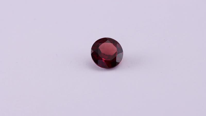 AA Mozambique Garnet (Rnd 9 mm) 2.66 ctw Loose Gemstone