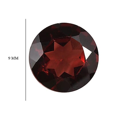 AA Mozambique Garnet (Rnd 9 mm) 2.66 ctw Loose Gemstone