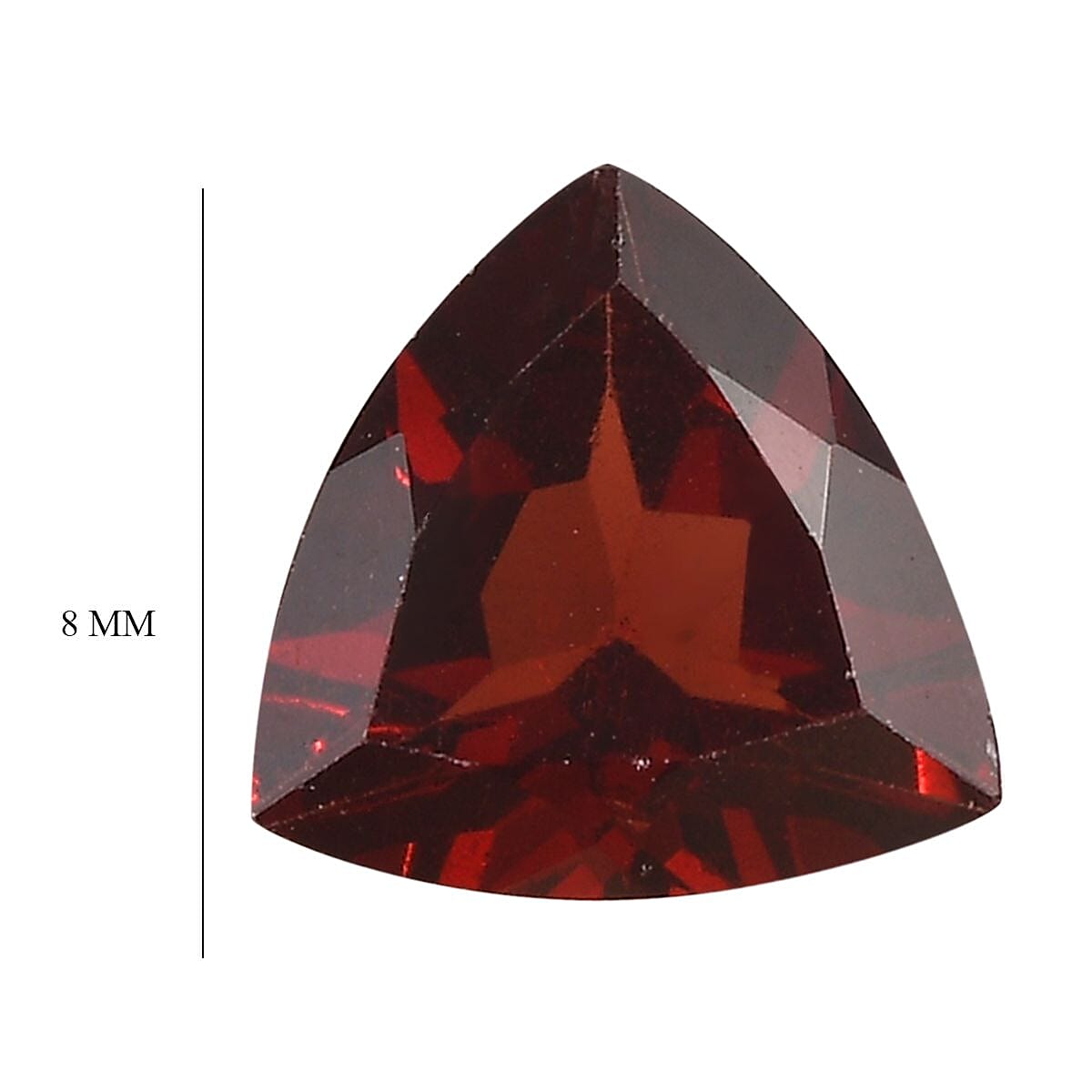 AA Mozambique Garnet Set of 2 (Trl 8 mm) 3.21 ctw Loose Gemstone