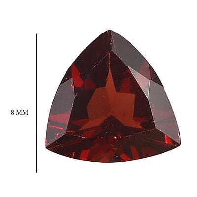 AA Mozambique Garnet Set of 2 (Trl 8 mm) 3.21 ctw Loose Gemstone