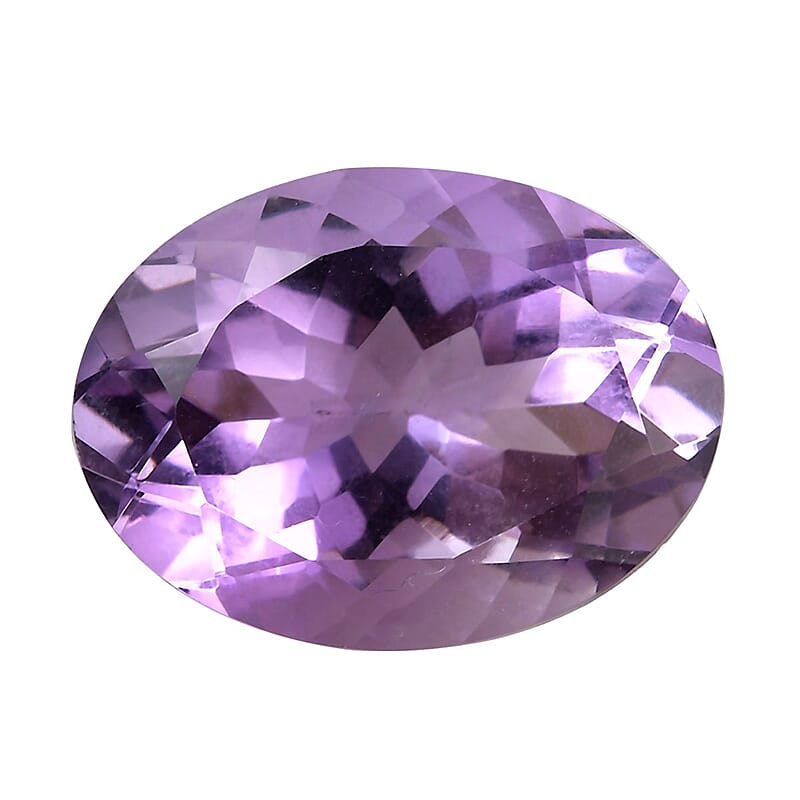 AA Rose De France Amethyst (Ovl 16x12 mm) 6.57 ctw Loose Gemstone