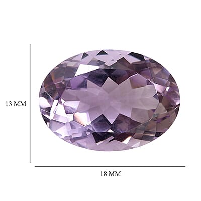 Rose De France Amethyst (Ovl 18x13 mm) 9.25 ctw Loose Gemstone