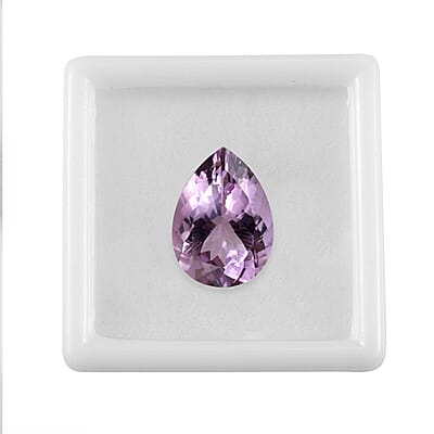 Rose De France Amethyst (Pear 18x13 mm) 9.63 ctw Loose Gemstone