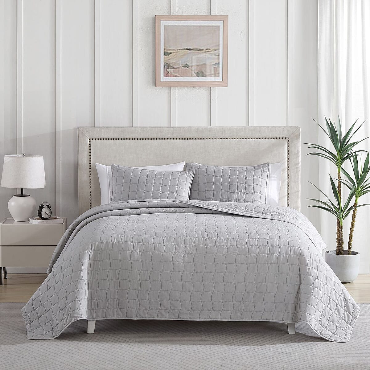 The Nesting Company Juniper Faux Fur Throw - Blush image number 1