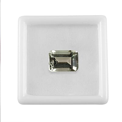 Montezuma Prasiolite (Oct 14x10 mm) 6.50 ctw Loose Gemstone