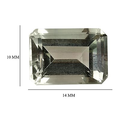 Montezuma Prasiolite (Oct 14x10 mm) 6.50 ctw Loose Gemstone