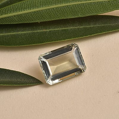 Montezuma Prasiolite (Oct 16x12 mm) 10.16 ctw Loose Gemstone