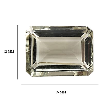 Montezuma Prasiolite (Oct 16x12 mm) 10.16 ctw Loose Gemstone