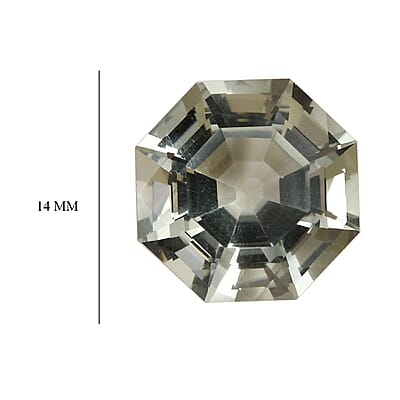 Montezuma Prasiolite (Octillion 14 mm) 8.86 ctw Loose Gemstone