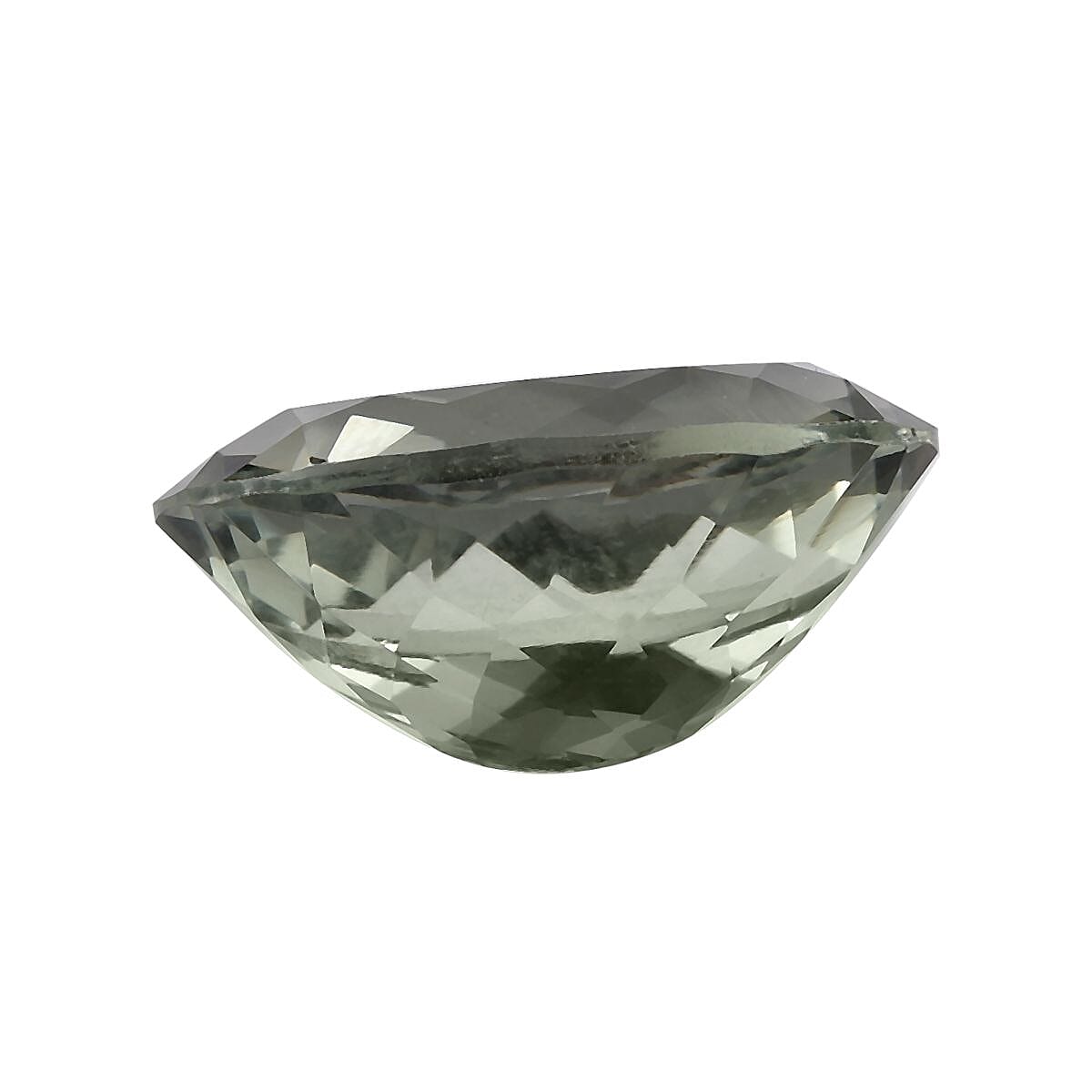 Montezuma Prasiolite (Ovl 16x12 mm) 7.78 ctw Loose Gemstone image number 2