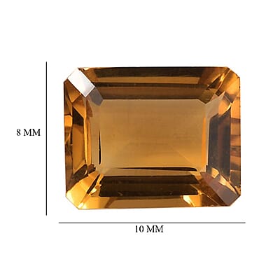 Serra Gaucha Citrine (Oct 10x8 mm) 2.42 ctw Loose Gemstone