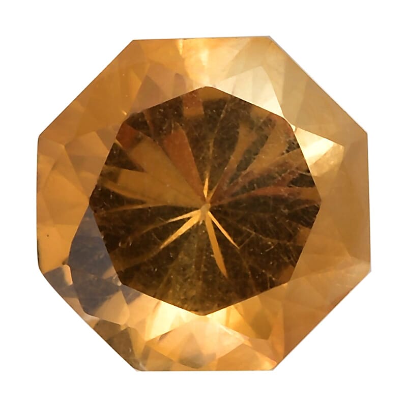 Serra Gaucha Citrine (Octillion 9 mm) 2.44 ctw Loose Gemstone