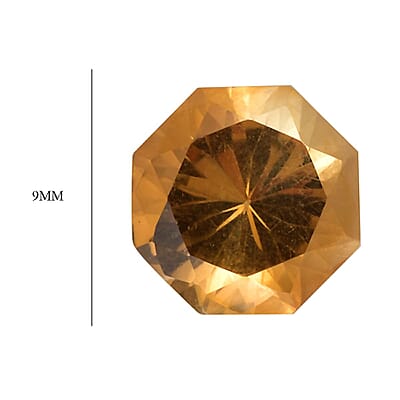 Serra Gaucha Citrine (Octillion 9 mm) 2.44 ctw Loose Gemstone