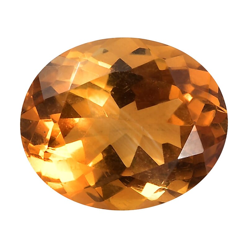 AA Serra Gaucha Citrine (Ovl 12x10 mm) 3.96 ctw Loose Gemstone