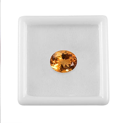 AA Serra Gaucha Citrine (Ovl 12x10 mm) 3.96 ctw Loose Gemstone
