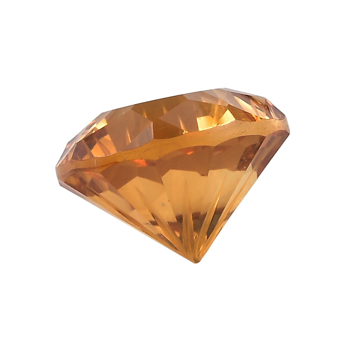 AAA Serra Gaucha Citrine (Rnd 10 mm) 2.88 ctw Loose Gemstone image number 2