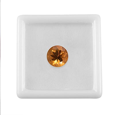 Serra Gaucha Citrine (Rnd 10 mm) 3.16 ctw Loose Gemstone