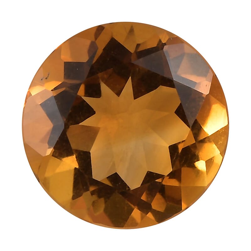 Serra Gaucha Citrine (Rnd 9 mm) 2.42 ctw Loose Gemstone