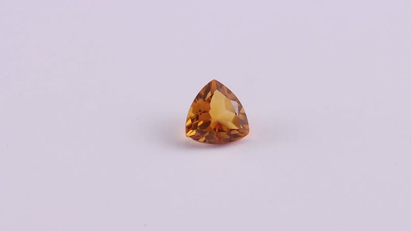 AAA Serra Gaucha Citrine (Trl 9 mm) 1.95 ctw Loose Gemstone