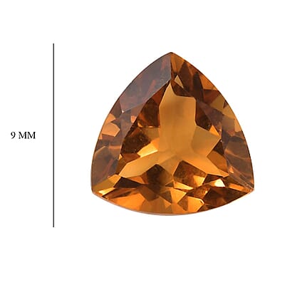 AAA Serra Gaucha Citrine (Trl 9 mm) 1.95 ctw Loose Gemstone