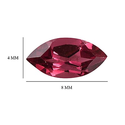 AA Tanzanian Wine Garnet Set of 2 (Mrq 8x4 mm) 1.11 ctw Loose Gemstone