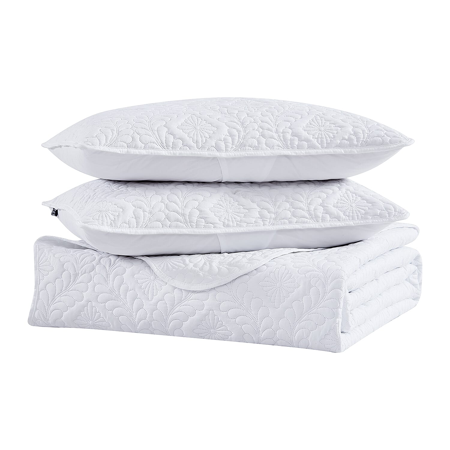 The Nesting Company White Ivy 3pcs Bedspread Set - Queen