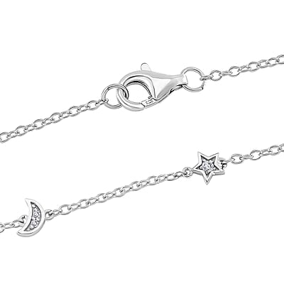 AAA Boulder Opal Doublet and Multi Gemstone 5.75 ctw Celestial Tides Necklace in Rhodium Over Sterling Silver 18 Inches