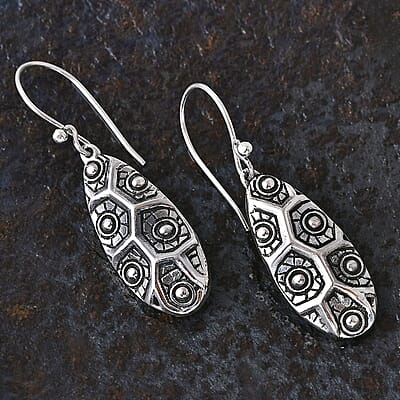 Bali Legacy Sterling Silver Dangle Earrings 10.10 Grams