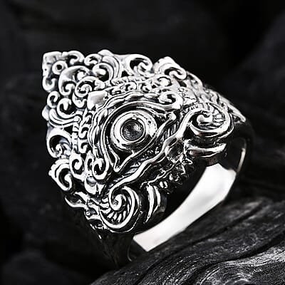 Bali Legacy Ring in Sterling Silver (Size 10.0) 17.35 Grams