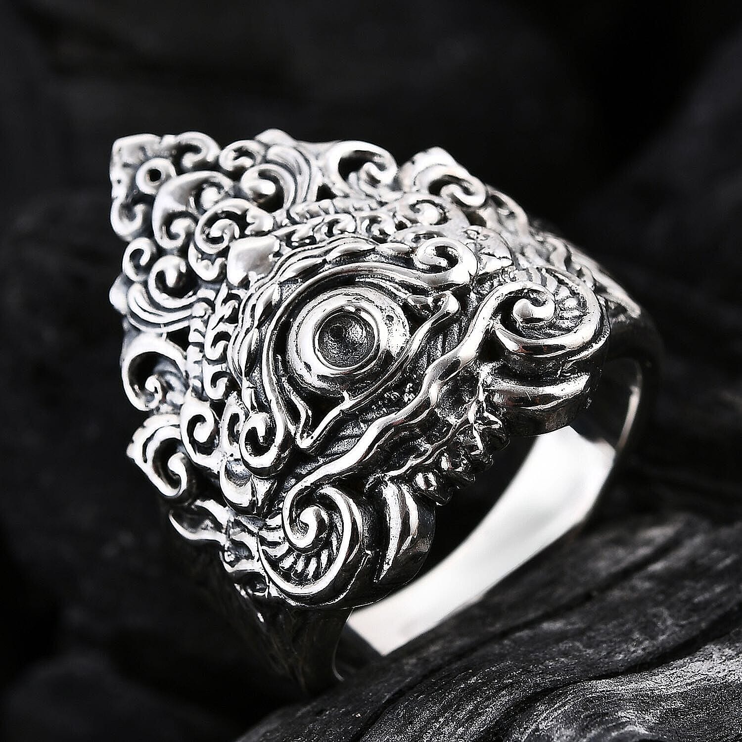 Bali Legacy Sterling Silver Ring (Size 10.0) (17.35 g)
