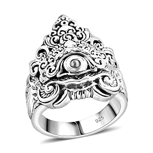 Bali Legacy Ring in Sterling Silver (Size 8.0) 17.35 Grams