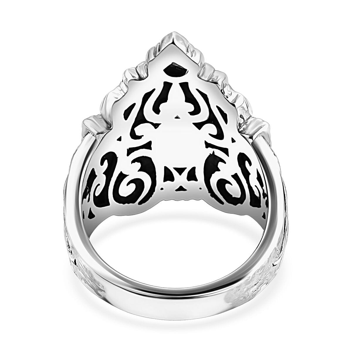 Bali Legacy Ring in Sterling Silver (Size 8.0) 17.35 Grams image number 4