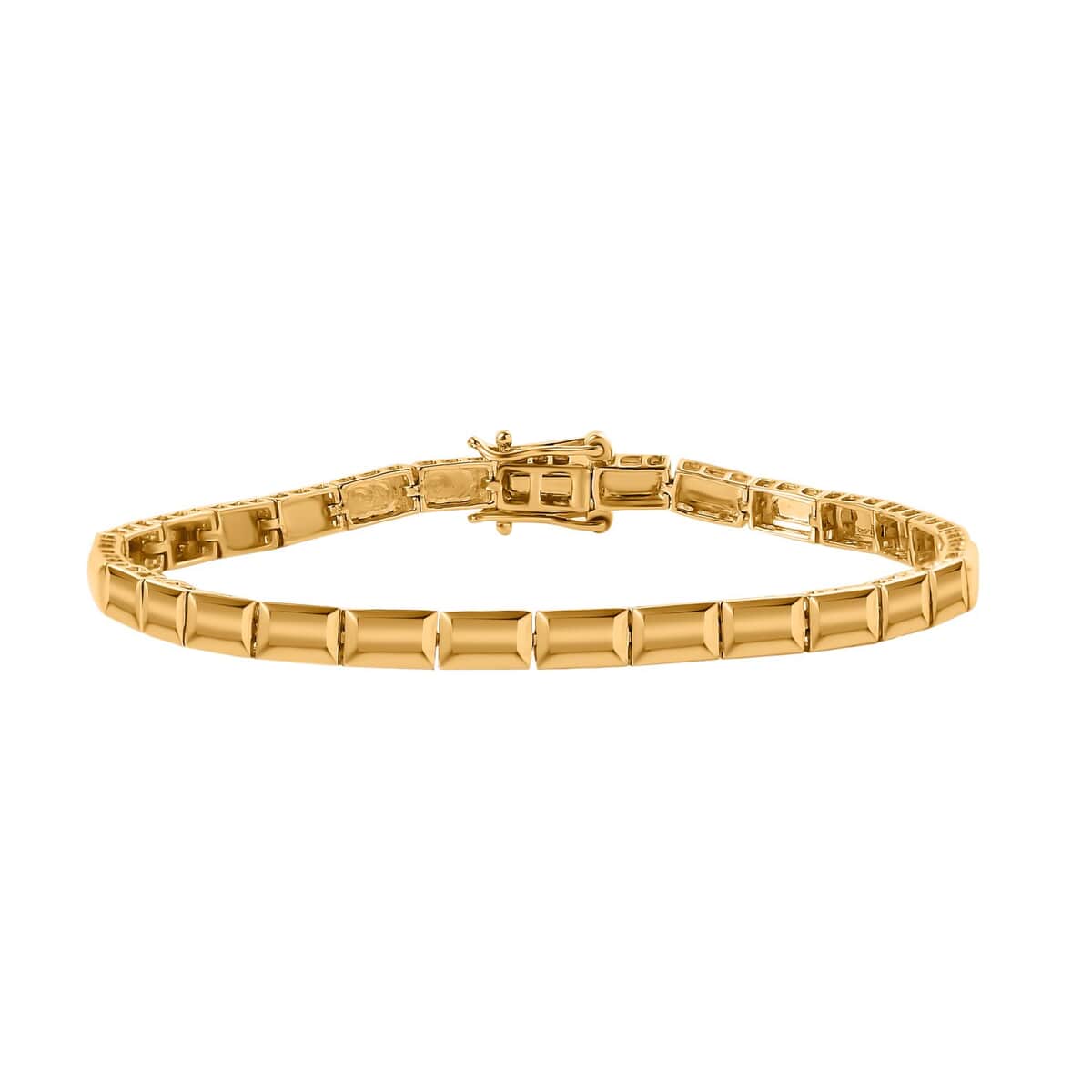 Doorbuster Luxoro Bar Bracelet in 10K Yellow Gold (6.50 In) 4.65 Grams image number 0