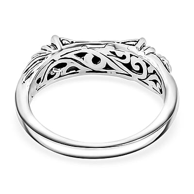 Bali Legacy Sterling Silver Tulang Naga Ring (Size 10.0) 4.50 Grams