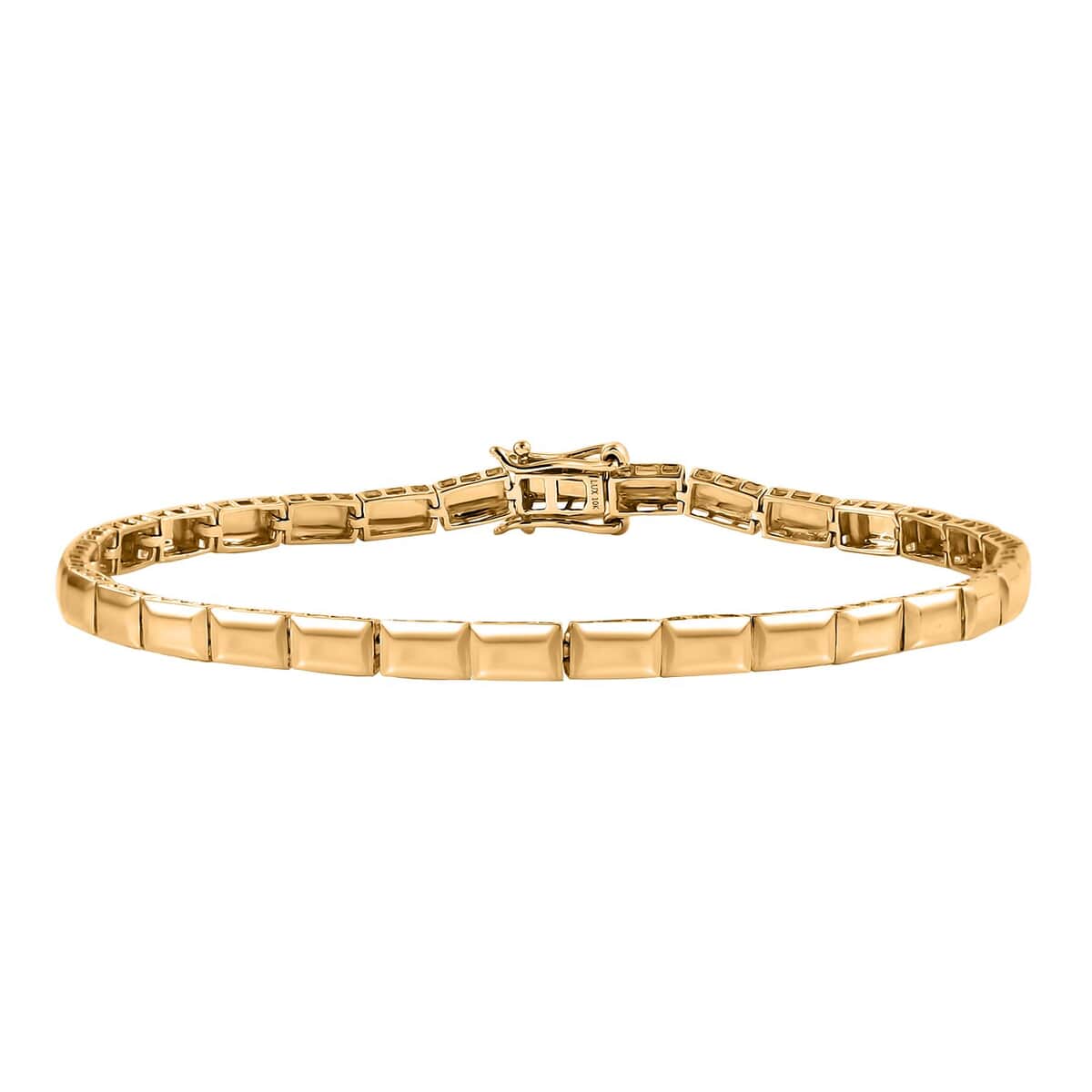 Doorbuster Luxoro Bar Bracelet in 10K Yellow Gold (7.25 In) 4.90 Grams image number 0