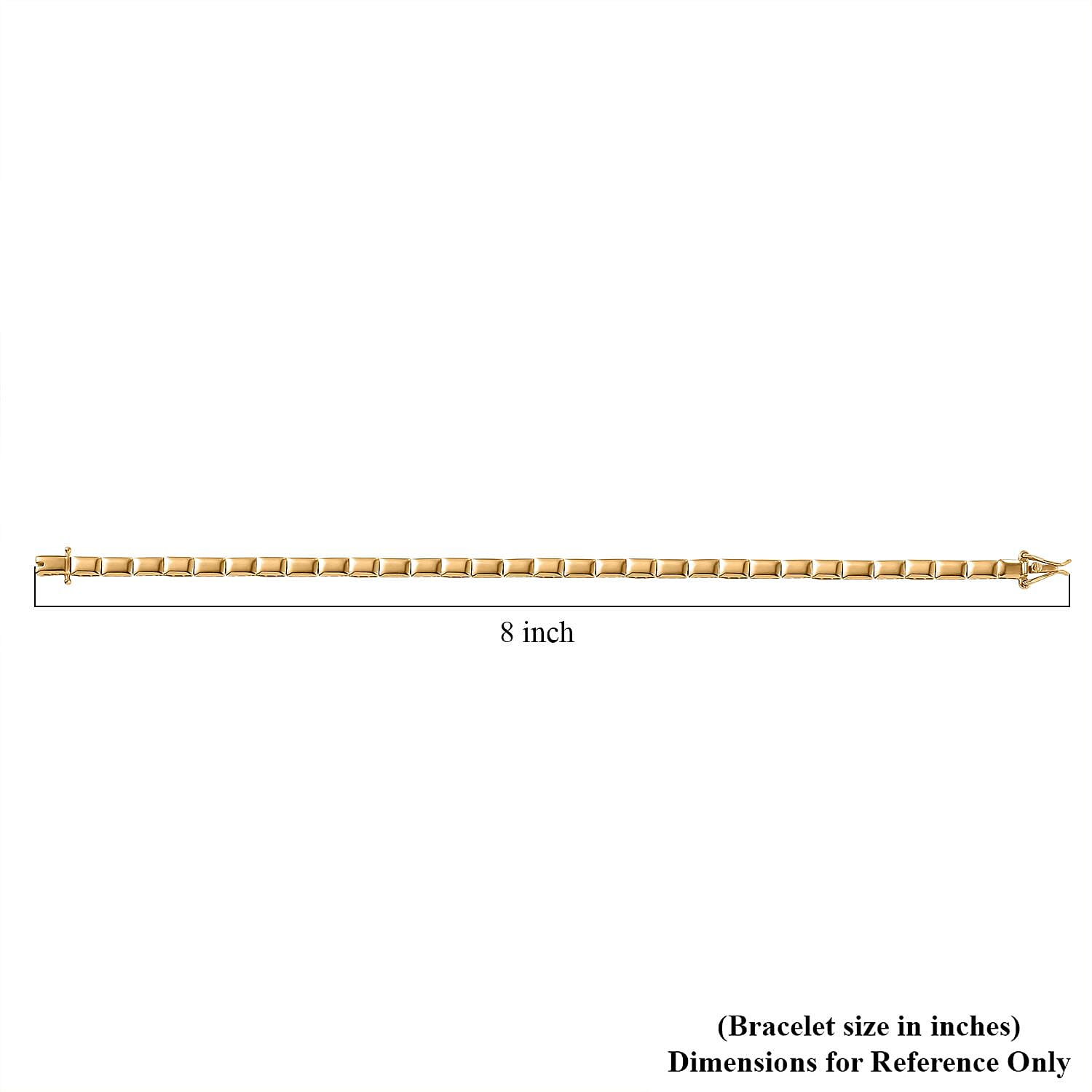 Luxoro Bar Bracelet in 10K Yellow Gold (7.25 In) 4.90 Grams