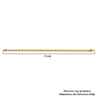 Luxoro Bar Bracelet in 10K Yellow Gold (7.25 In) 4.90 Grams