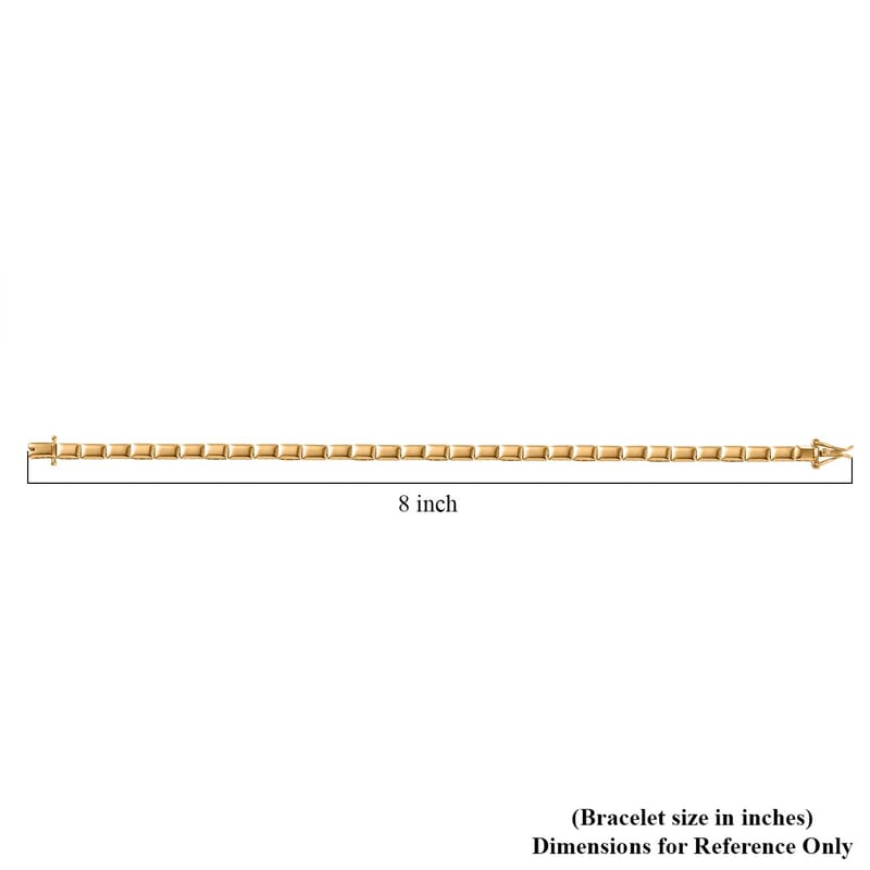 Luxoro Bar Bracelet in 10K Yellow Gold (7.25 In) 4.90 Grams