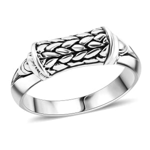 Bali Legacy Sterling Silver Padian Ring (Size 10.0) 4.36 Grams