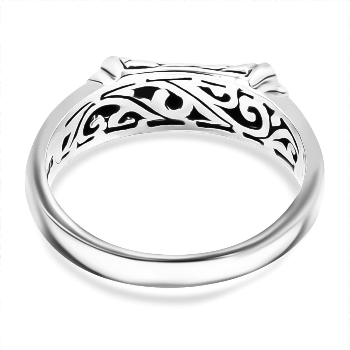 Bali Legacy Sterling Silver Padian Ring (Size 9.0) 4.36 Grams image number 3