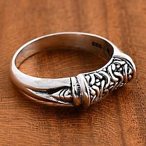 Bali Legacy Sterling Silver Borobudur Ring (Size 6.0) 4.09 Grams