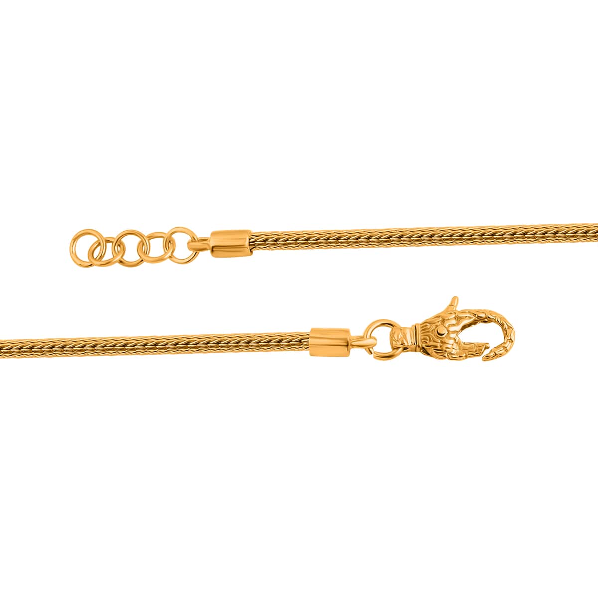 Doorbuster Bali Legacy Tulang Naga Bracelet in 22K Vermeil Yellow Gold Over Sterling Silver (7.25 In) 7.80 Grams image number 4